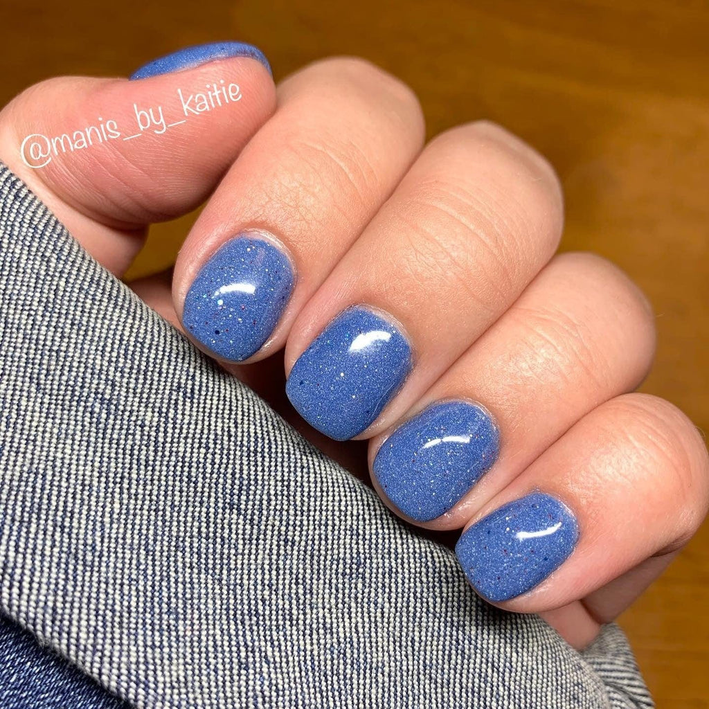 D995 Enthralled Blue Glitter Dip Powder – Revel Nail