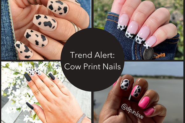 Cow Print Nails