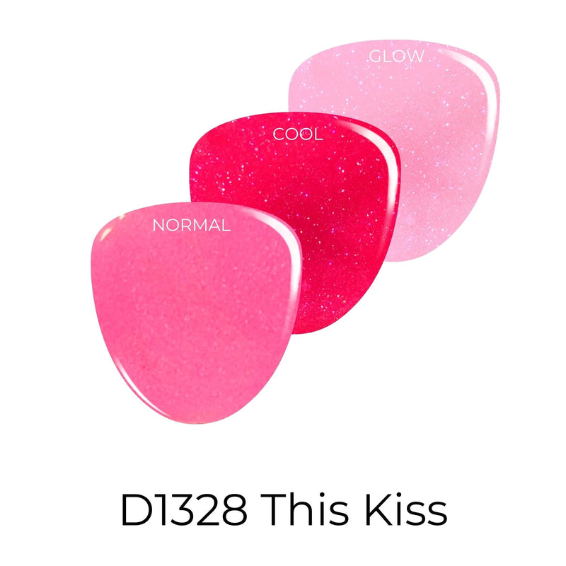 D1328 This Kiss Glow Mood Changing Dip Powder