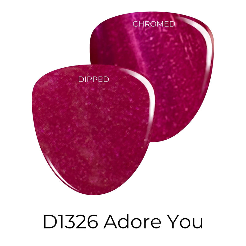 D1326 Adore You Chrome Dip Powder