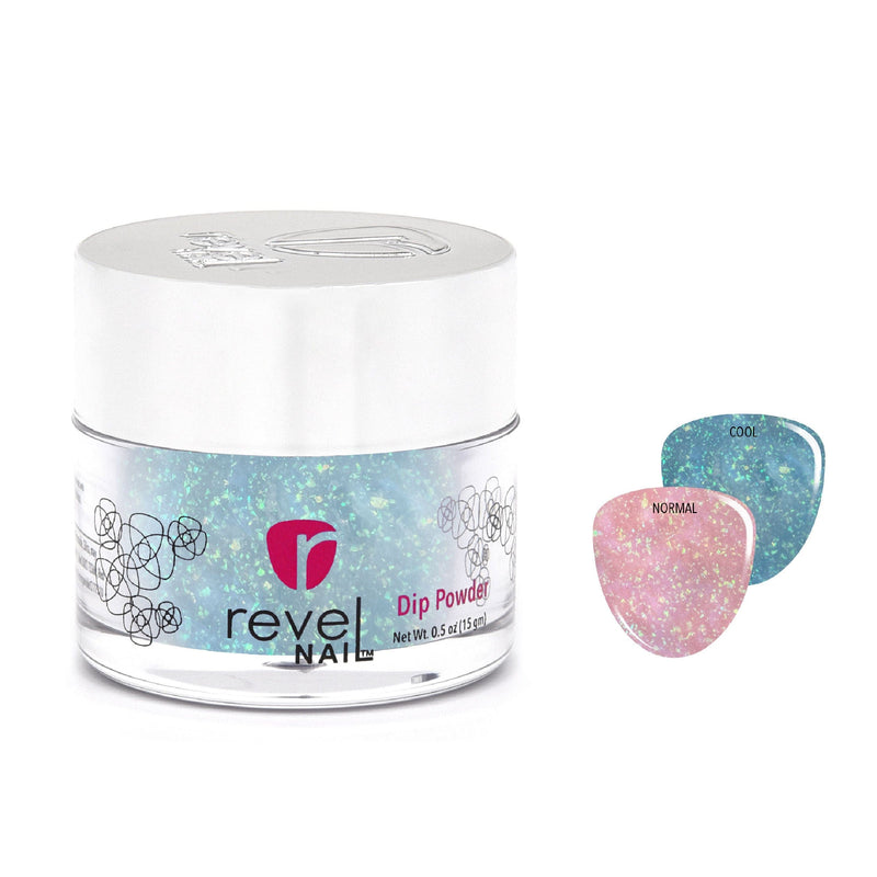 Dip Powder D1033 Gemini Pink Flake Dip Powder