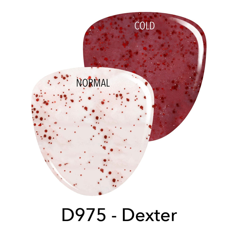 Dip Powder D975 Dexter Red Glitter Dip Powder